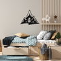 Wallity Everest Escultura de Pared de Metal Negra